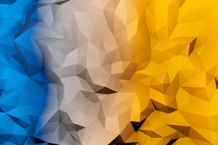 重复几何三角形拼接颜色渐变,可视化三维渲染抽象图案,背景纹理美观.