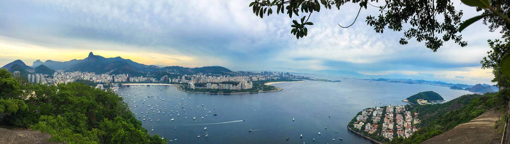 Rio De Janeiro Amazing View, Sugarloaf Mountain,  Evening Clouds