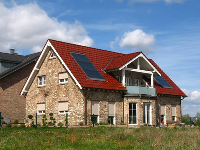 建筑 房子 生态学 能量 光伏 屋顶 气候 权力 生态 无污染