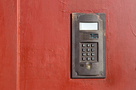 安全 系统 古老的 控制 建筑 门铃 通信 对讲机 进入