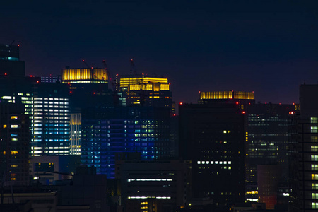 东京城市夜景图片