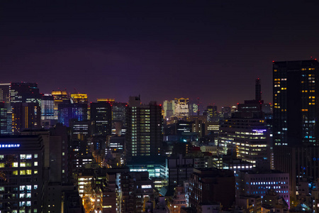 东京城市夜景图片