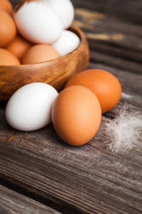 家禽 饮食 复活节 特写镜头 自然 产品 母鸡 木材 蛋壳