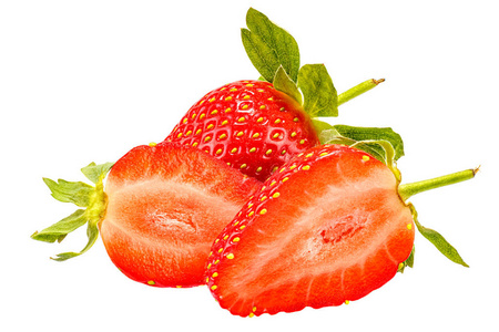 两个半草莓图片