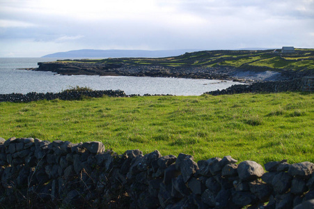 风景 阿拉恩 海湾 自然 海岸 海洋 爱尔兰 情景 海岸线
