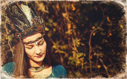 萨满的女人图片