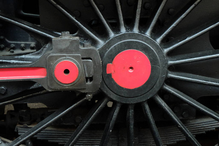 古老的 技术 行业 特写镜头 发动机 运输 古董 机车 火车
