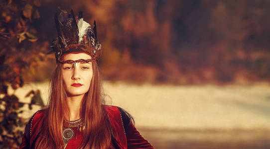 女人萨满的女人萨满女人萨满女人女萨满穿着魔法衣服的神奇萨满女人