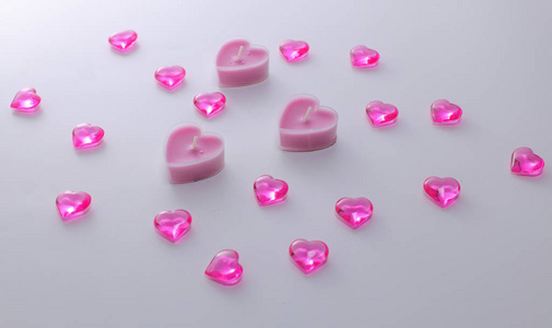 婚礼 浪漫的 礼物 甜的 糖果 美丽的 情人 粉红色 红心