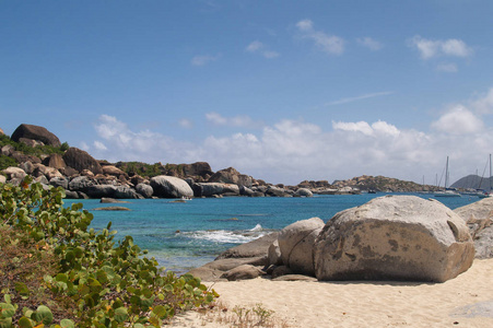 假期 假日 小岛 海洋 岩石 太阳 梦想 绿松石 加勒比
