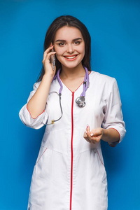护士 复制空间 外套 科学家 微笑 病人 医疗保险 白种人