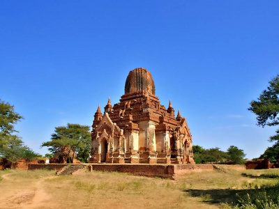 圣地 考古 缅甸语 日出 古老的 风景 旅行 亚洲 遗产