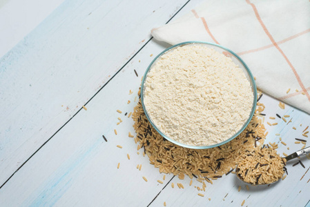 无麸质糙米粉.饮食.素食主义.