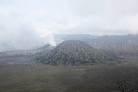 情景 火山 自然 印度尼西亚 地标 旅行 风景 旅游业