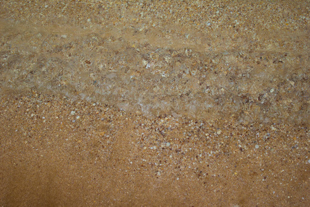 海滨沙滩海水海浪沙壳，背景纹理