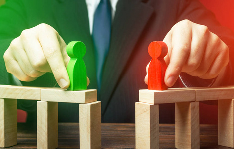 建立联系.停战协定.政治辩论.文明解决纠纷,寻求妥协.候选人照片