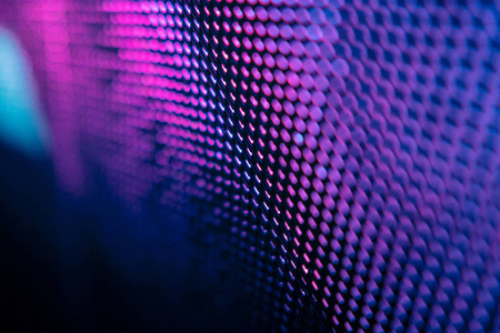 CloseUp LED blurred screen. LED soft focus background. abstract 