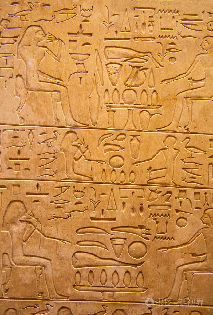 墙上的象形文字