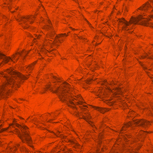 Orange paper. Texture rumpled craft paper Lush Lava color. Recyc