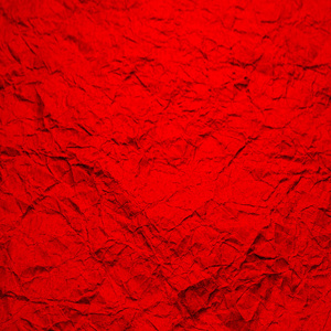 Red blank paper. Texture of the rumpled craft paper is red. Recy