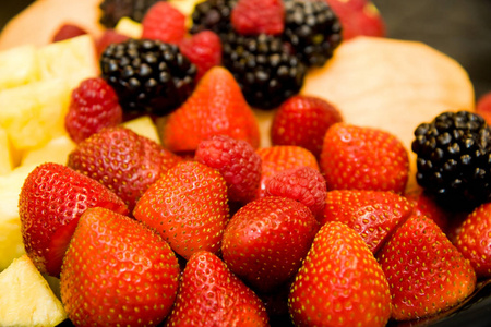水果 草莓 市场 食物 蓝莓 夏天 营养 饮食 浆果 健康