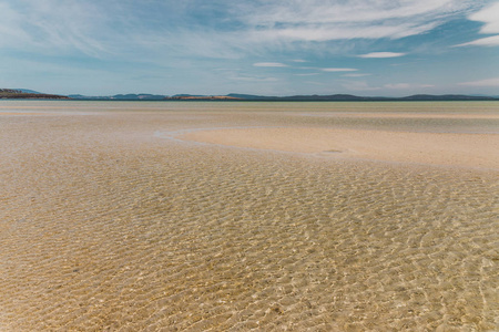 澳大利亚塔斯马尼亚州邓纳利海滩的风景