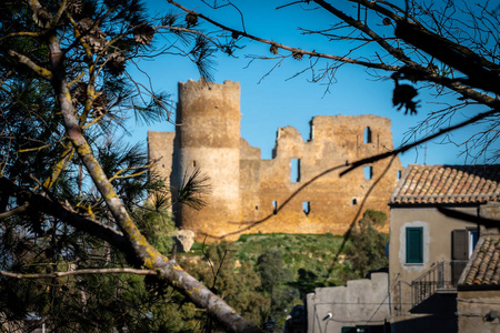 遗产 旅行 自然 历史的 框架 古老的 西西里岛 全景图
