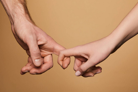 支持 复制空间 团结 夫妇 手指 男人 统一 联合 手势