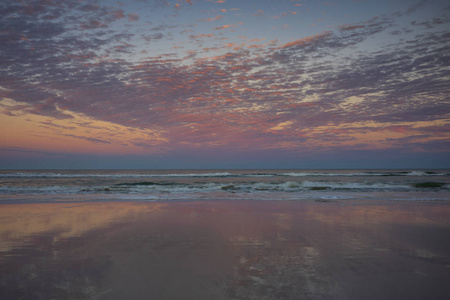 Sunset Clouds seen from Port Orange Beach 