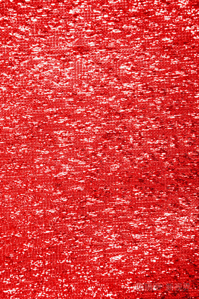 红色闪亮发光织物背景发光