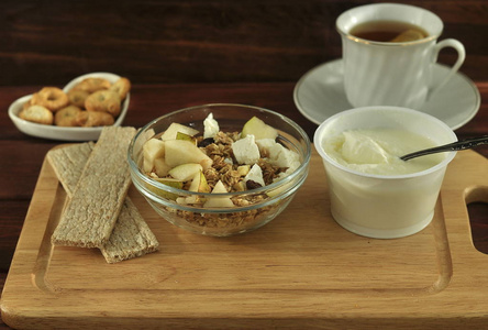 饮食 食物 燕麦片 特写镜头 盘子 咖啡 早餐 能量 谷类食品
