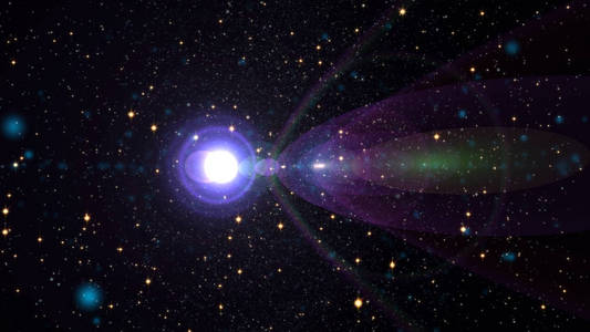 宇宙恒星光透镜耀斑图片