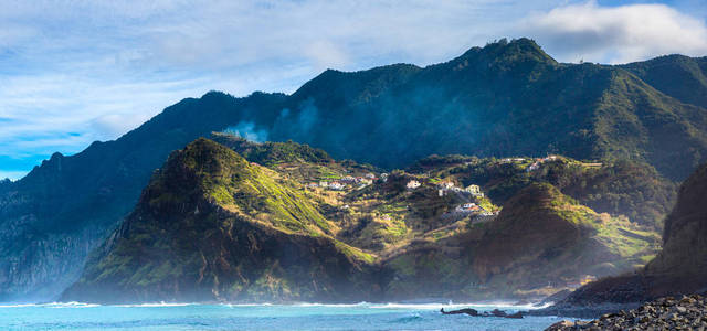 葡萄牙马德拉岛北部海岸