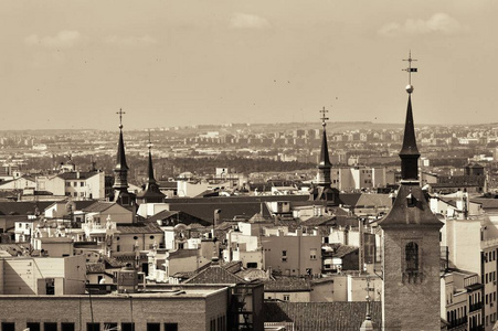 Madrid rooftop view 