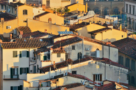 佛罗伦萨老建筑屋顶图片