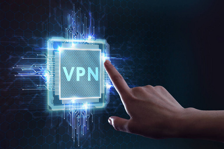 Business, Technology, Internet and network concept. VPN network 
