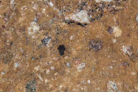 Macro photo of a Carbonatite rock surface, from Namibia. 