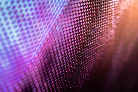 CloseUp LED blurred screen. LED soft focus background. abstract 