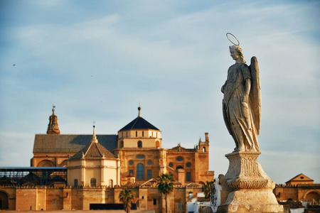 Cordoba MosqueCathedral and statue 