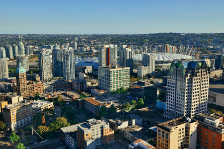 Vancouver rooftop view 