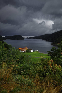挪威的风景。