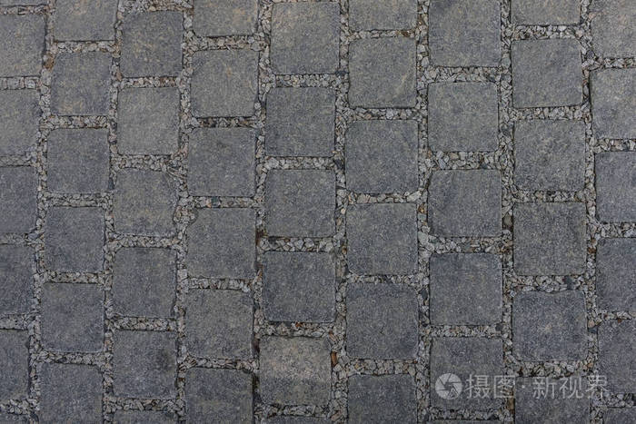 灰色的石头路