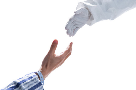 求助救援的手图片