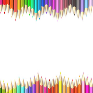 蜡笔 铅笔 彩虹 学校 绘画 教育 颜色 油漆 艺术 木材