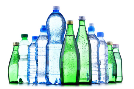 饮料 品种 包含 液体 塑料 自然 玻璃 矿物 双酚 寒冷的