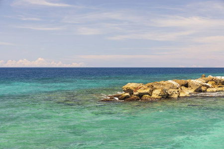 假期 放松 风景 海湾 波动 旅游业 天堂 亚特兰大 绿松石