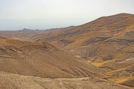 自然 风景 荒野 丘陵 沙漠 夏天 以色列 遥远的 漂亮的