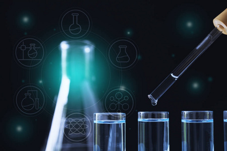 生物学 化学 药房 研究 临床 瓶子 液体 生物技术 科学家