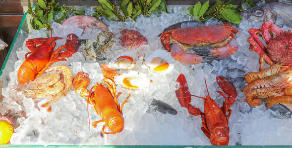 美食家 贝类 营养 海鲜 晚餐 龙虾 食物 美味的 钓鱼