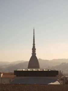 城市 天空 鼹鼠 欧洲 都灵 意大利 高的 城市景观 建筑
